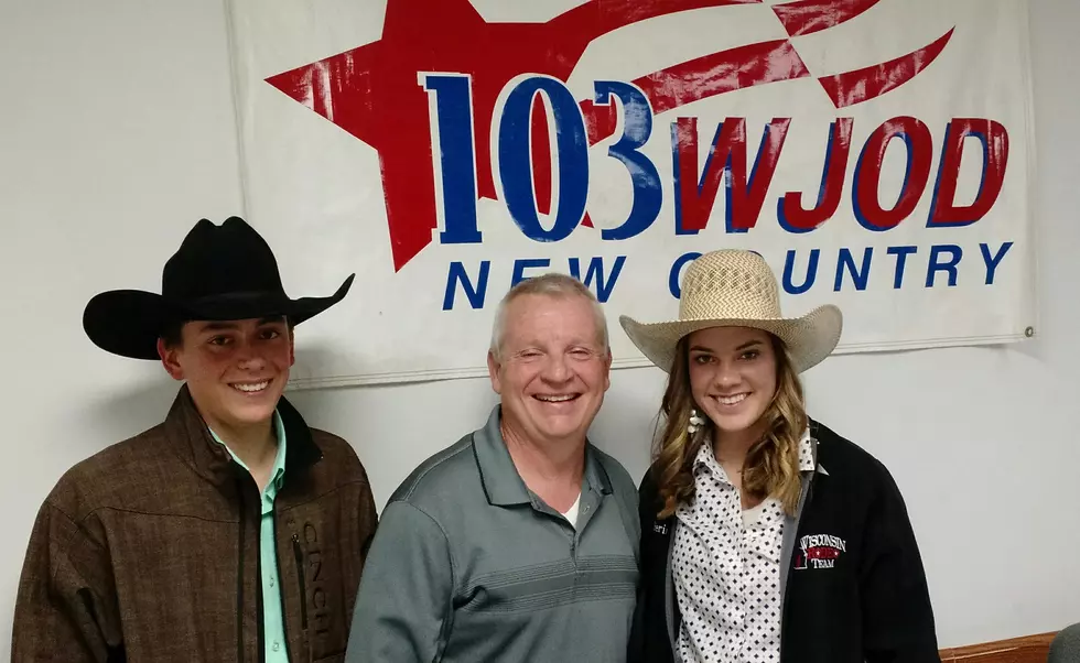 High School Rodeo Contestants Visit WJOD