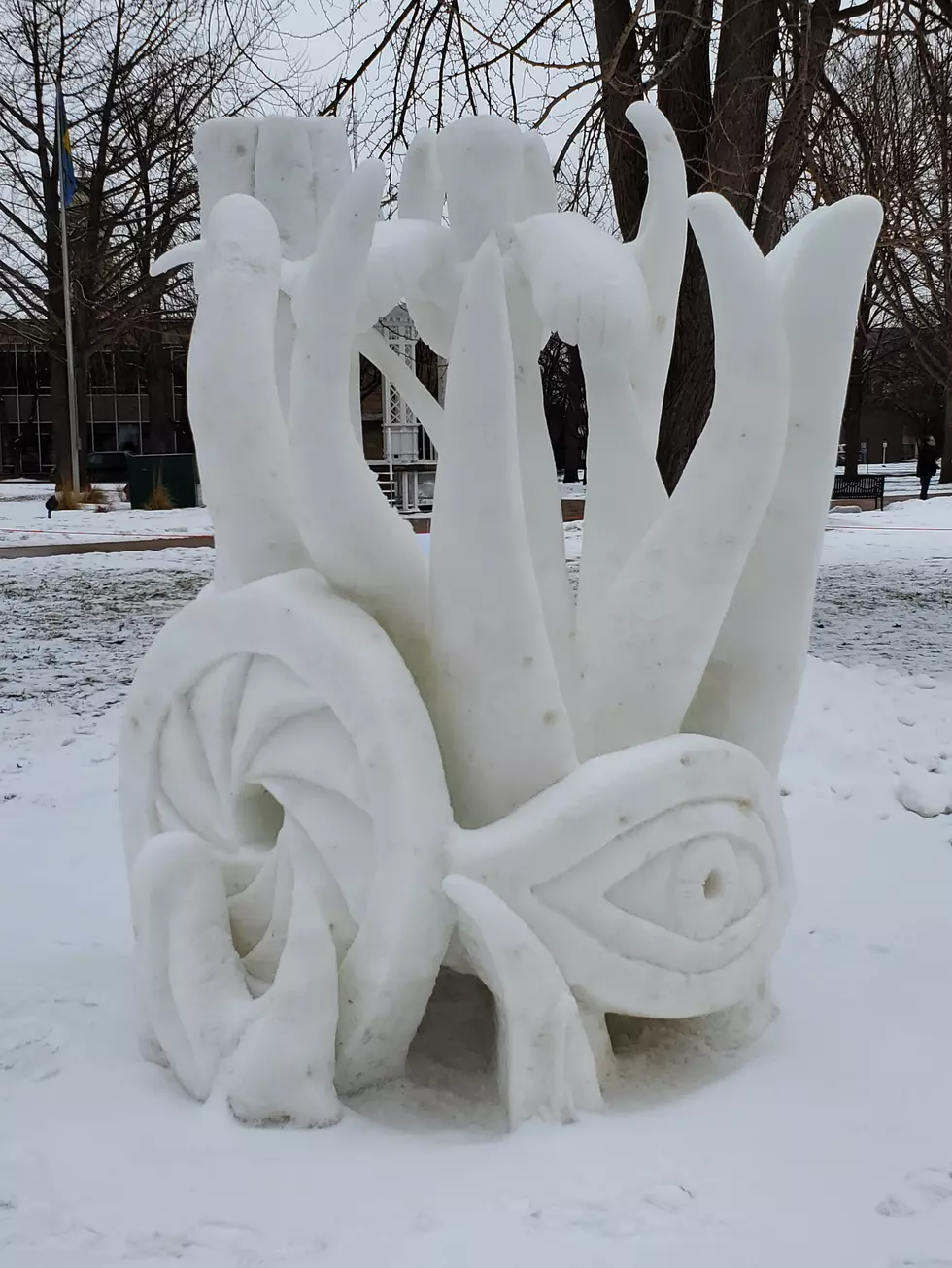 Snow Sculpting @ Washington Park