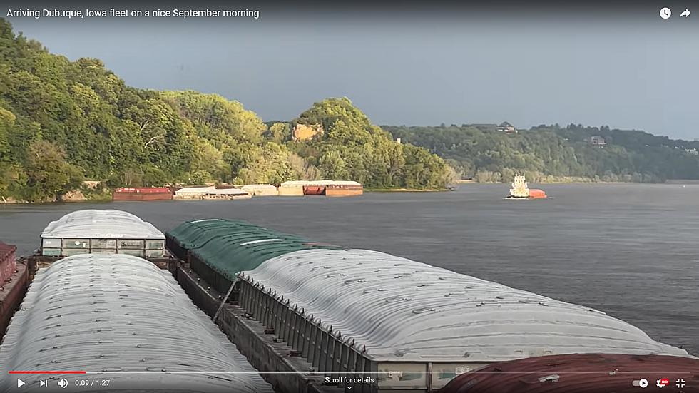 Dubuque Arrival by Barge