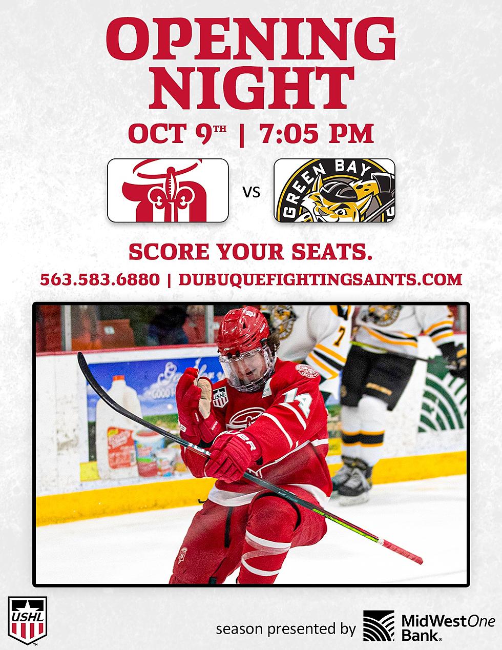 Dubuque Fighting Saints Hockey is BACK October 9th