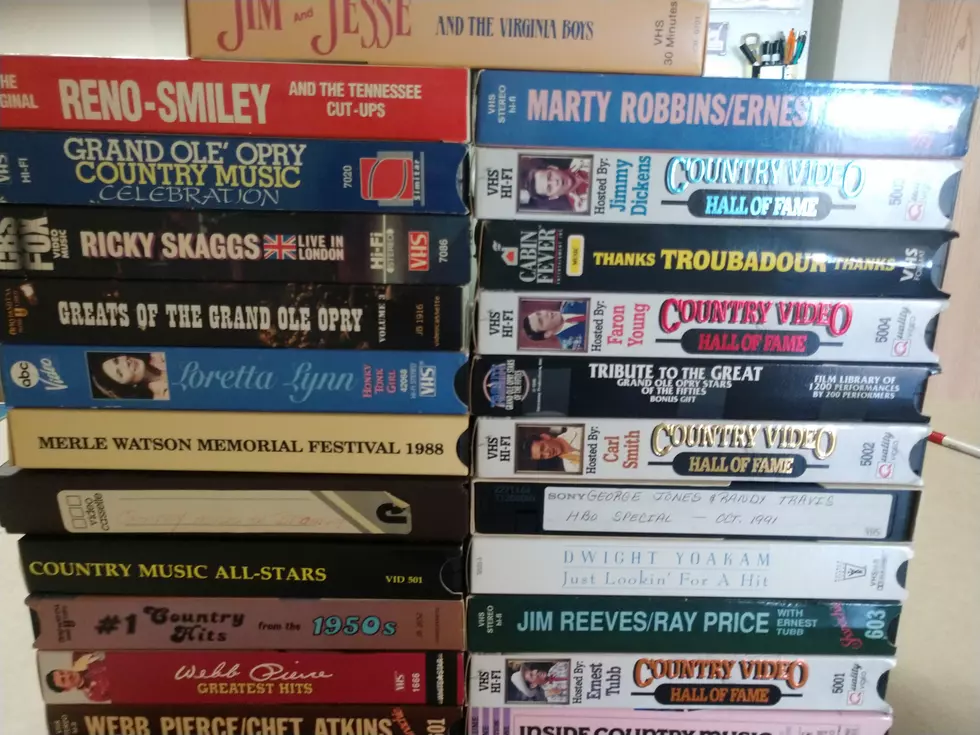 A Glimpse of My Country Music VHS Collection