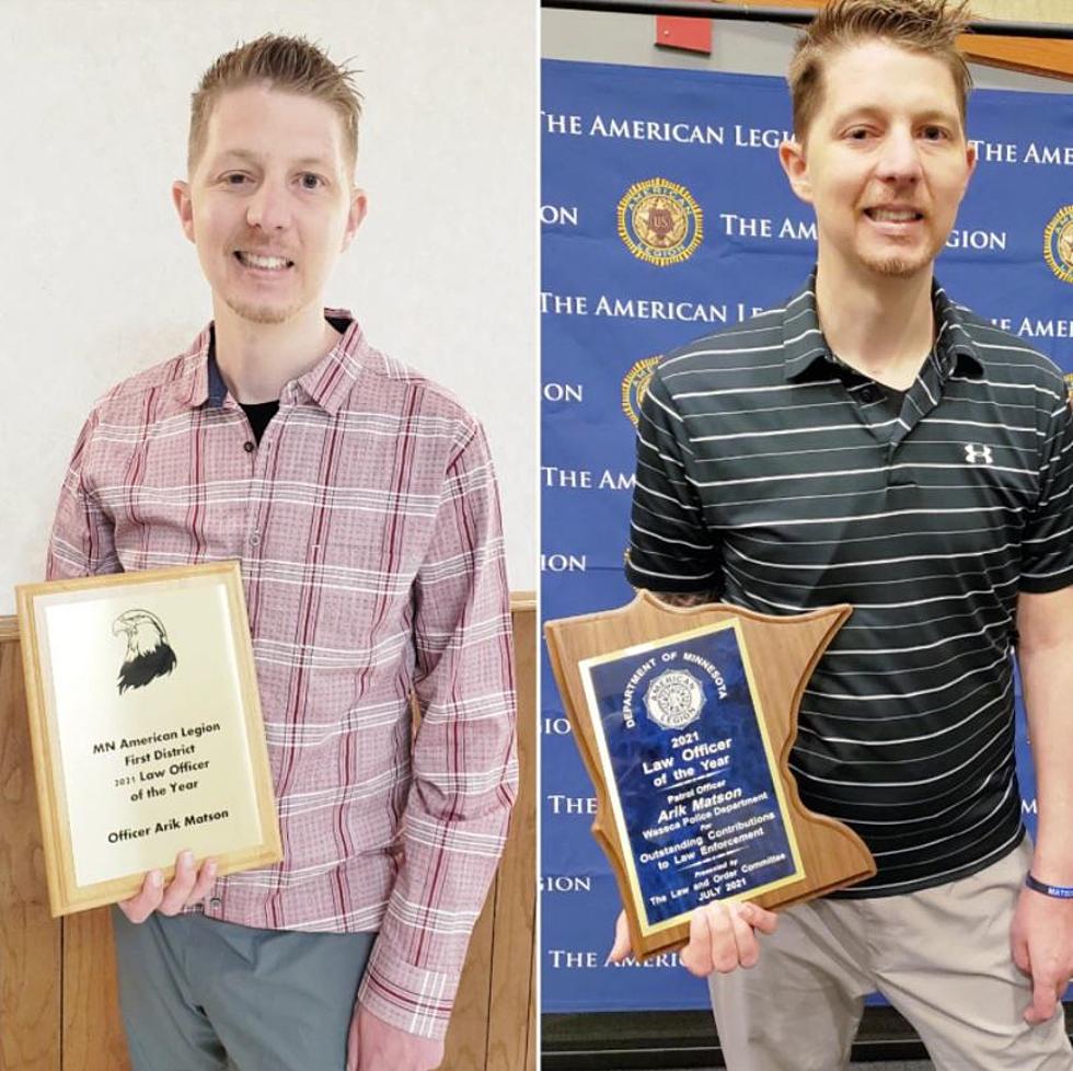 Matson Wins Two Minnesota Awards For Law Officer Of The Year
