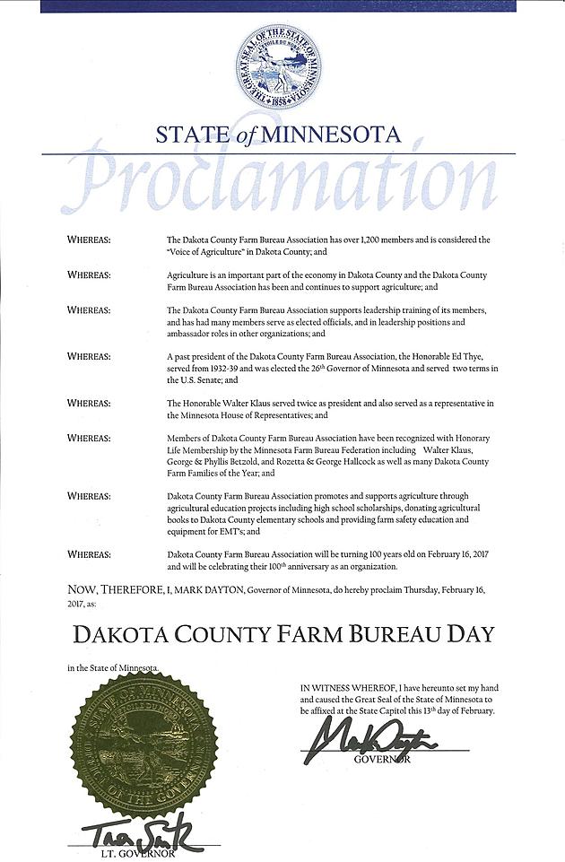 Dakota County Farm Bureau Turns 100
