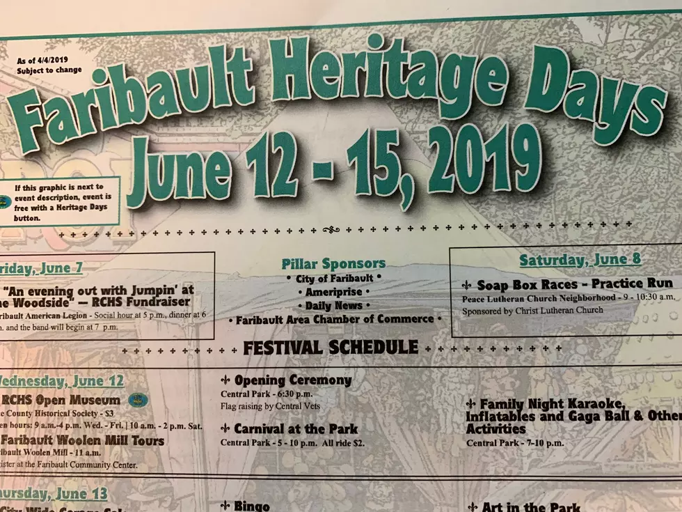 Faribault Heritage Days Kicks Officially June 12