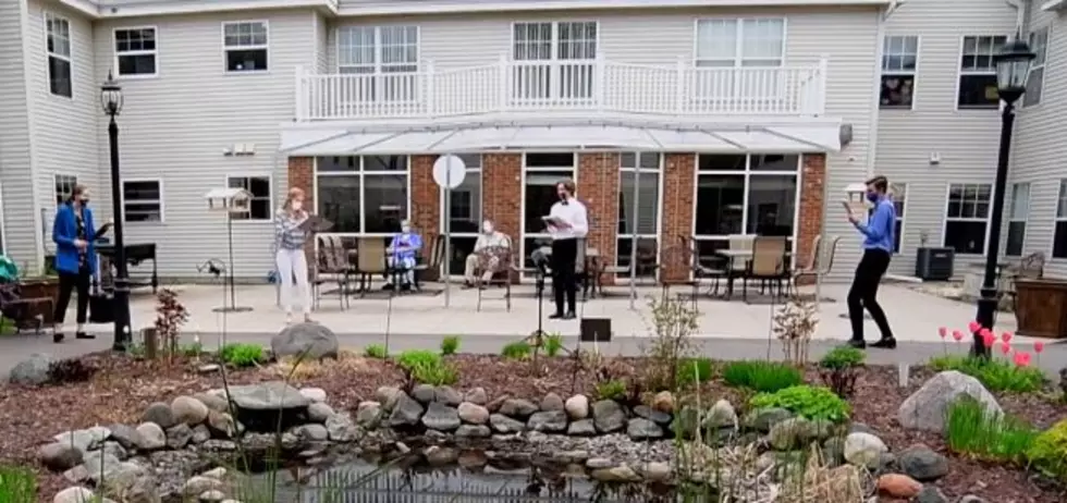 Minnesota High School Acapella Group Performs for Senior Living Residents