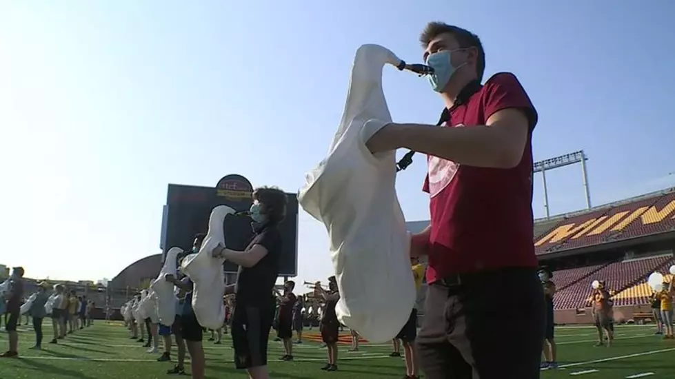 University of Minnesota Marching Band Getting Creative so They Can Practice Together
