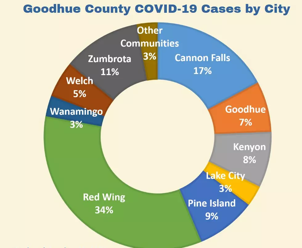 Kenyon Down Pine Island Up in COVID-19 Cases by City