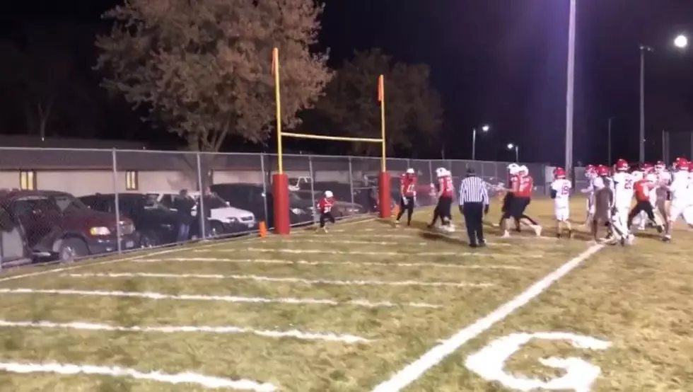 MUST SEE: Leroy-Ostrander Team Manager Scores A Touchdown