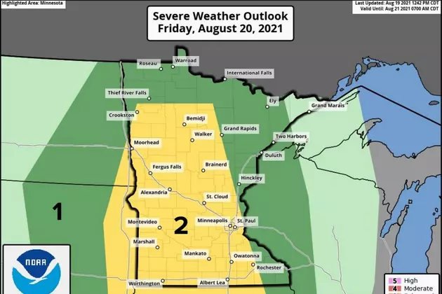 Severe Weather Possible in Region Late Friday