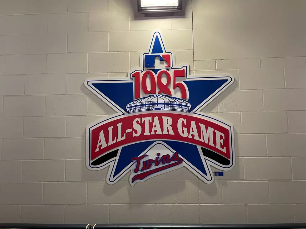 1985 All-Star Sign in Hallway below Target Field. Photo by Gordy Kosfeld