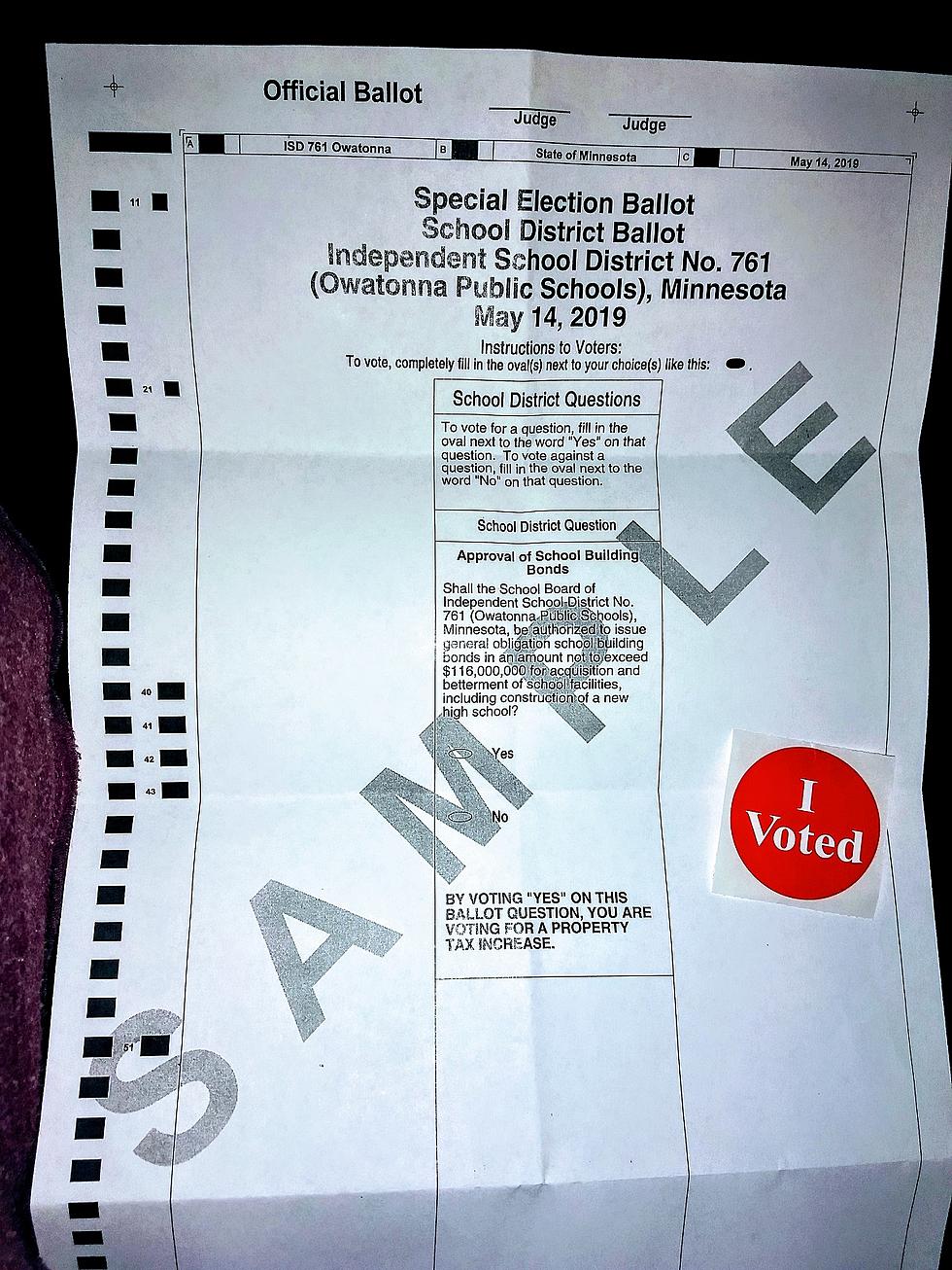 I Voted – Owatonna Building Bond Referendum