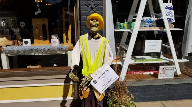 Vandals Steal Skeleton Head Displays From Downtown Kalamazoo