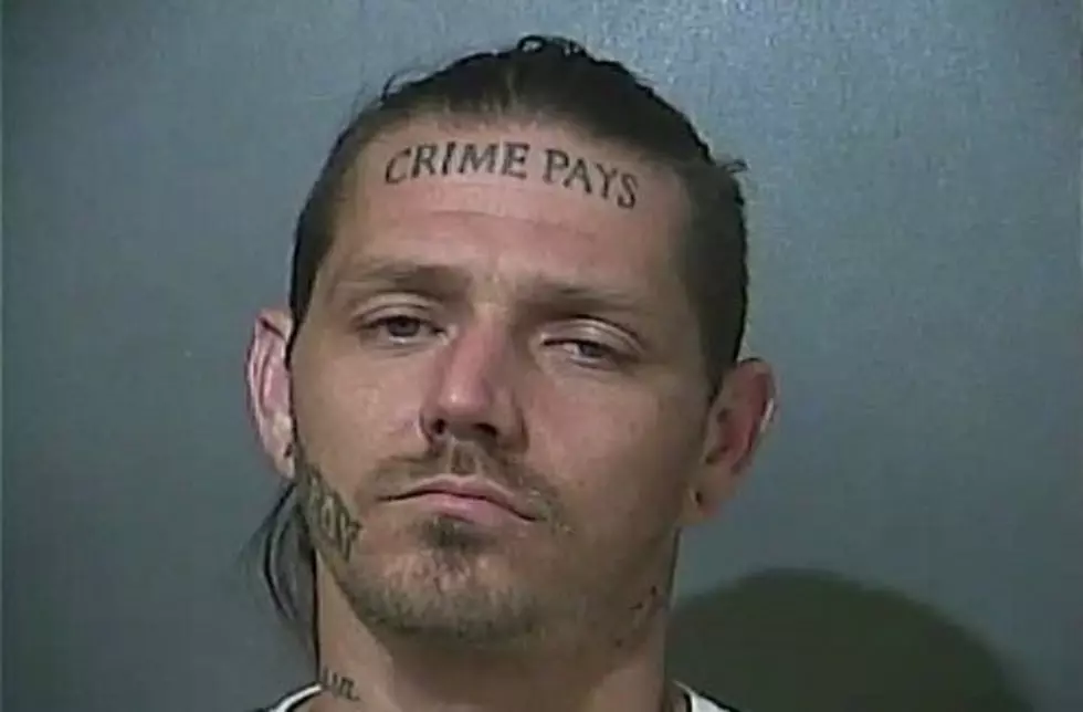 Indiana Man With &#8216;Crime Pays&#8217; Forehead  Tattoo Wanted By Police