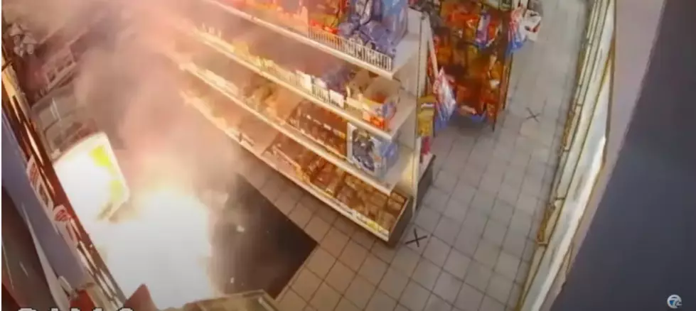 Police Searching for Man Who Set off Fireworks Inside Gas Station
