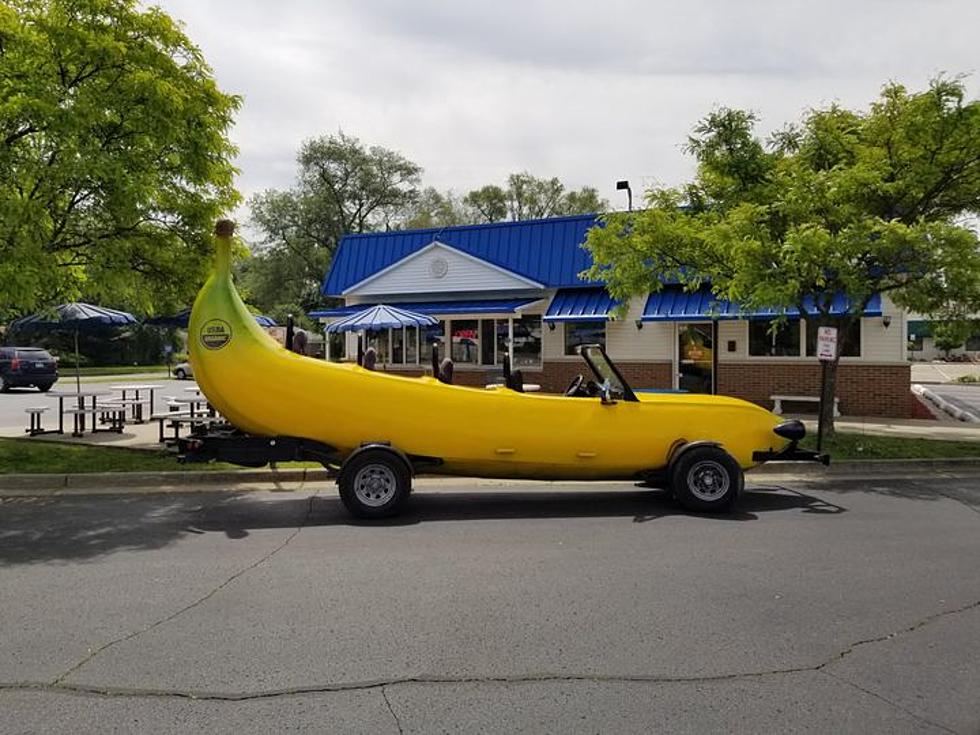 Kalamazoo’s Big Banana Car Giving Rides All Weekend 8/6-8