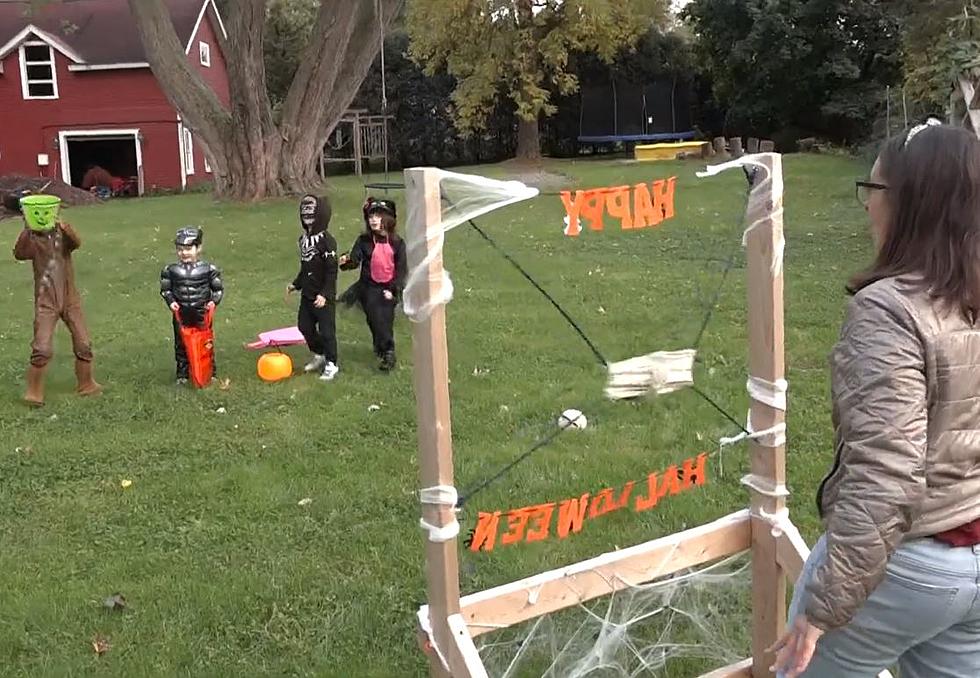 Grand Rapids Family Uses Candy Slingshot to Fling Treats at Kids