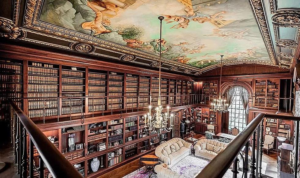 Michigan Mansion's Library is Giving Me Beauty & the Beast Vibes