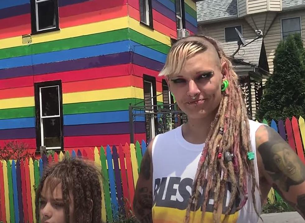 This Rainbow House In Moline, Illinois Drove Its City Nuts