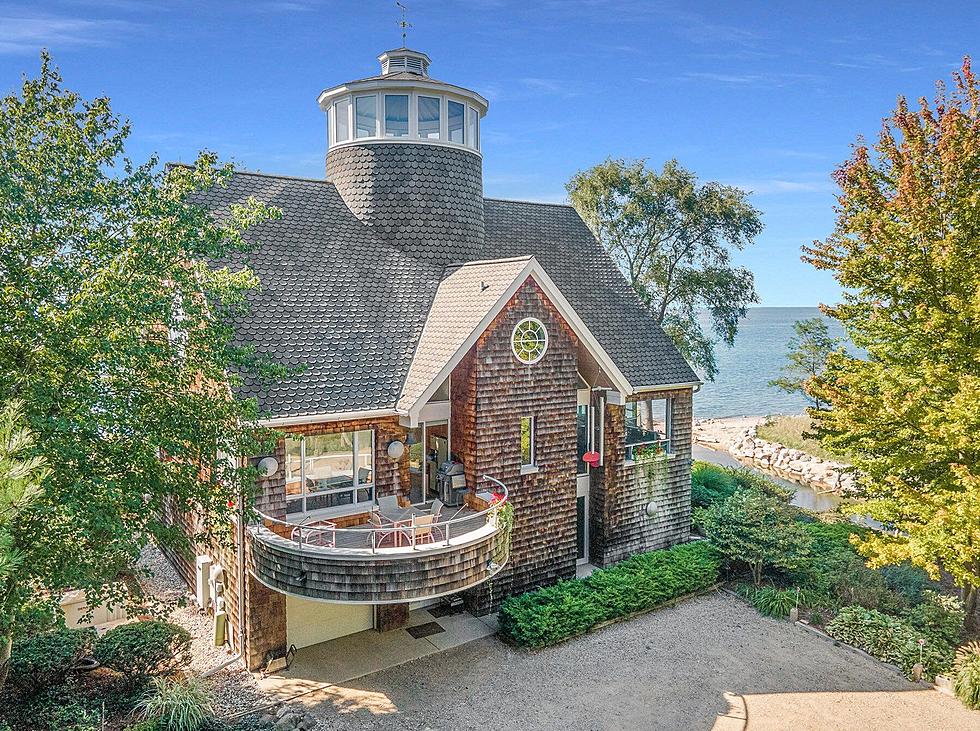 Looks Like a Lighthouse: This $2.5 Million Fennville Estate Overlooks Lake Michigan