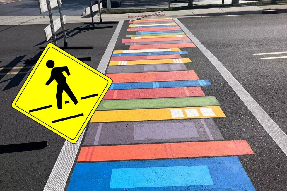 Have You Seen This Stunning New Crosswalk Outside the Three Rivers Public Library?