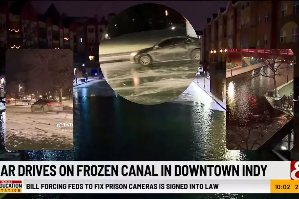 Video Captures Indy Woman Driving and Crashing Into Frozen Canal