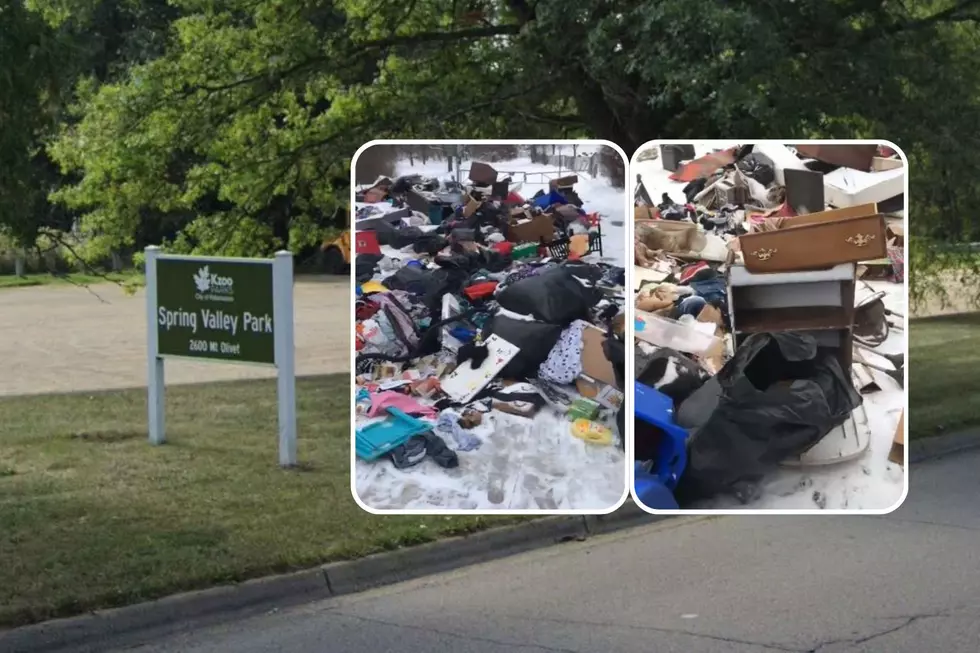 Who Dumped an Apartment’s Worth of Trash at this Kalamazoo Park?