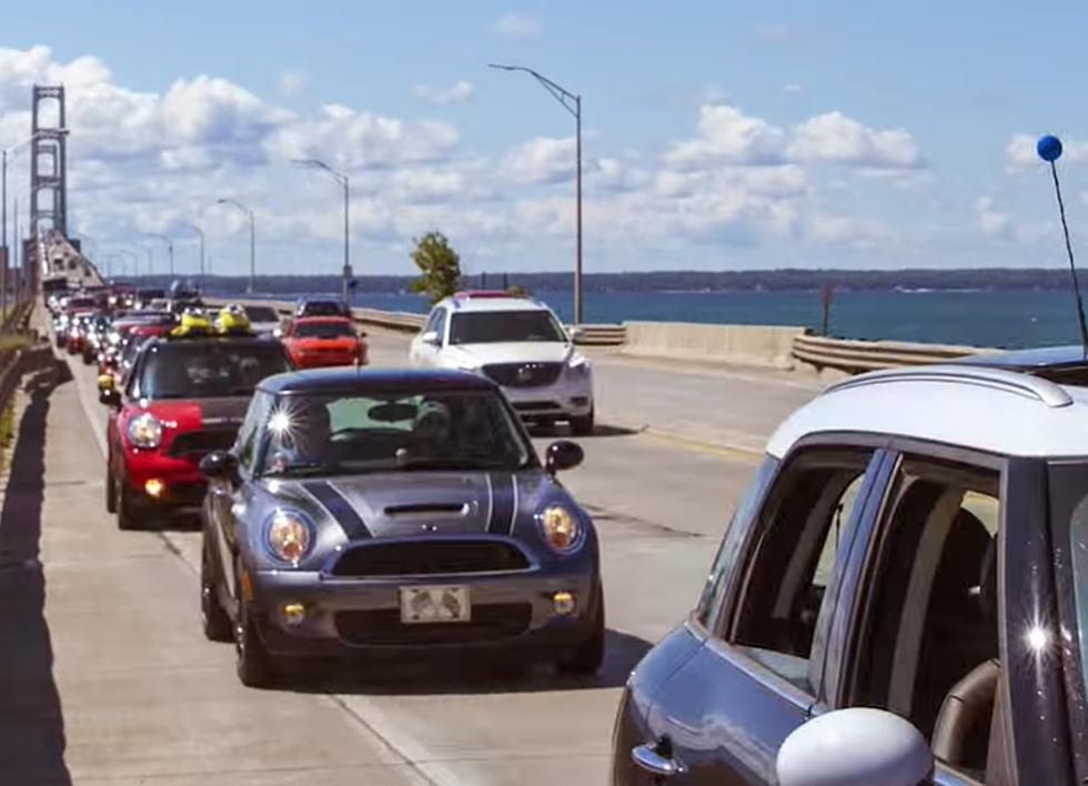Parade of Mini Coopers Will Cross Mackinac Bridge in World Record Attempt