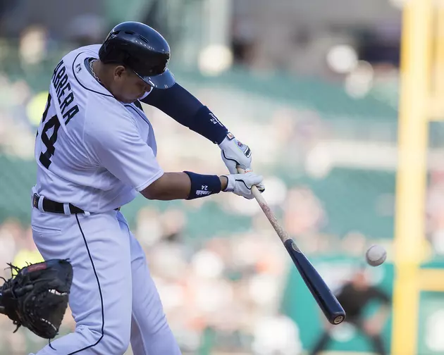 On The Anniversary Of His First Home Run, Miguel Cabrera Hits One Out Of Comerica Park
