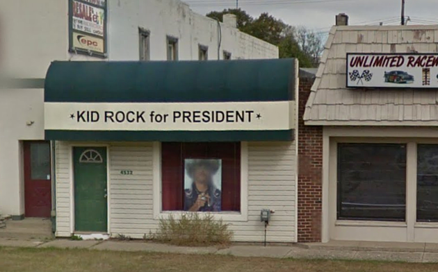 This Michigan Building Is Adorned with &#8216;Kid Rock for President&#8217; Awning