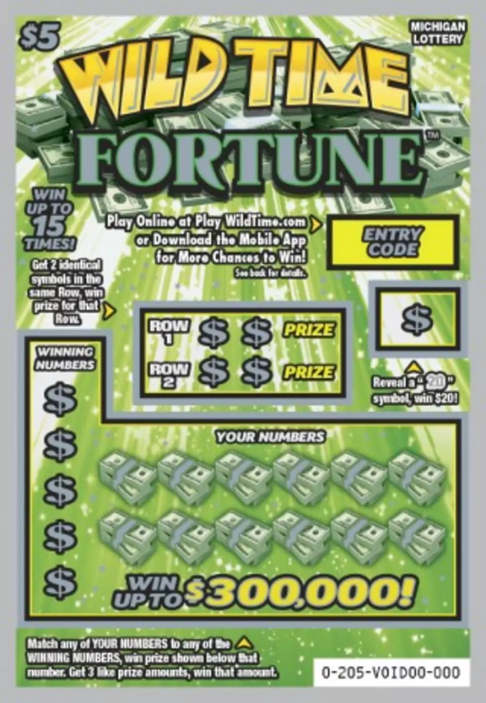 Score Wild Time Fortune Lottery Tickets From Michigan Lottery