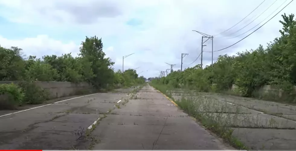 No Car Will Ever Again Drive This Unstable, Abandoned Section of Route 66 Between Chicago and Joliet, Illinois