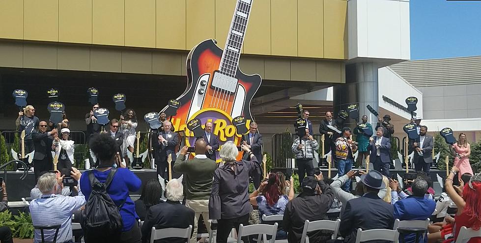 Guitar Smashing Grand Opening of Hard Rock Casino in Gary [Video]