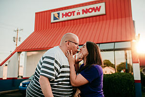 Fun Photos Capture Love of Couple and Their Love of Hot &#8216;N Now