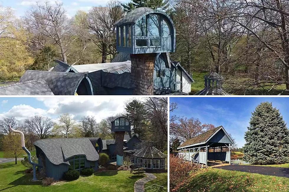 This Dizzying Fantasy Home For Sale in Saginaw Features a Rotating Sky High Tower