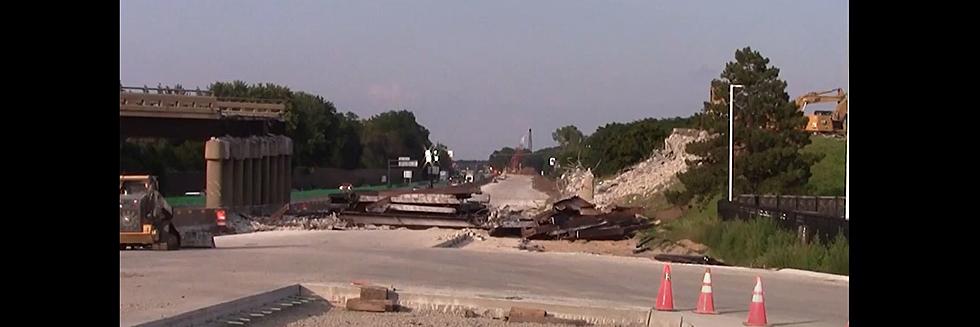 Watch the Total Demolition of the Kilgore Road Overpass in Kalamazoo