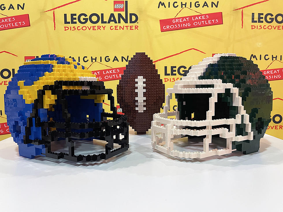 LegoLand in Auburn Hills Gets Into the Michigan-Michigan State Fray