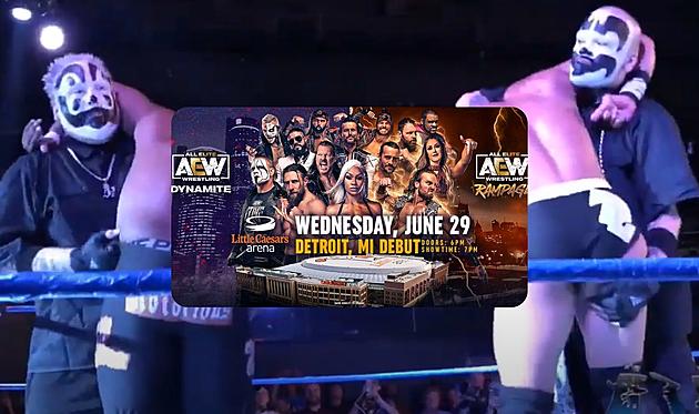 AEW Wrestler Invites Insane Clown Posse To Debut Show At Little Caesar&#8217;s Arena