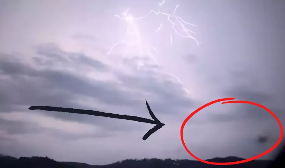 Did This Traverse City Man Capture A UFO During Recent Lightning Storms?