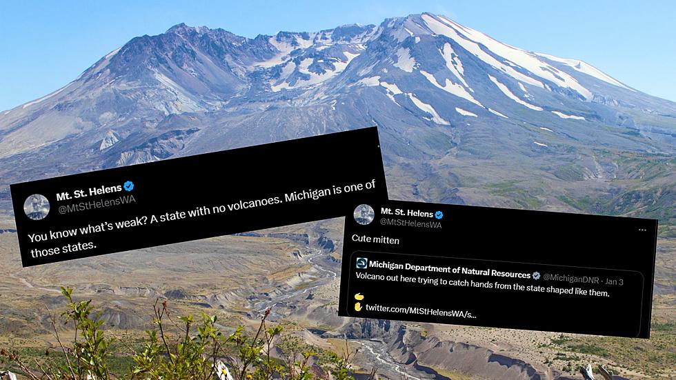 Why is Mt. St. Helens Talking Trash to Michigan on Twitter?