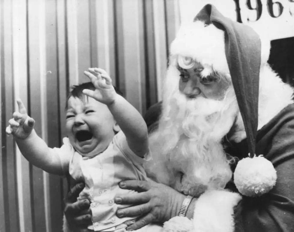 Not ALL kids love Santa&#8230;