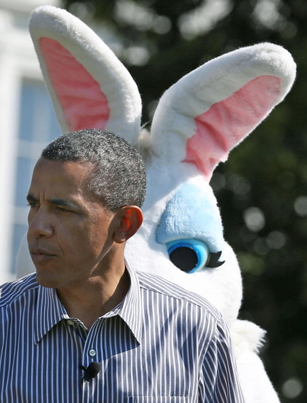 Easter Bunny Stalks Obama…!
