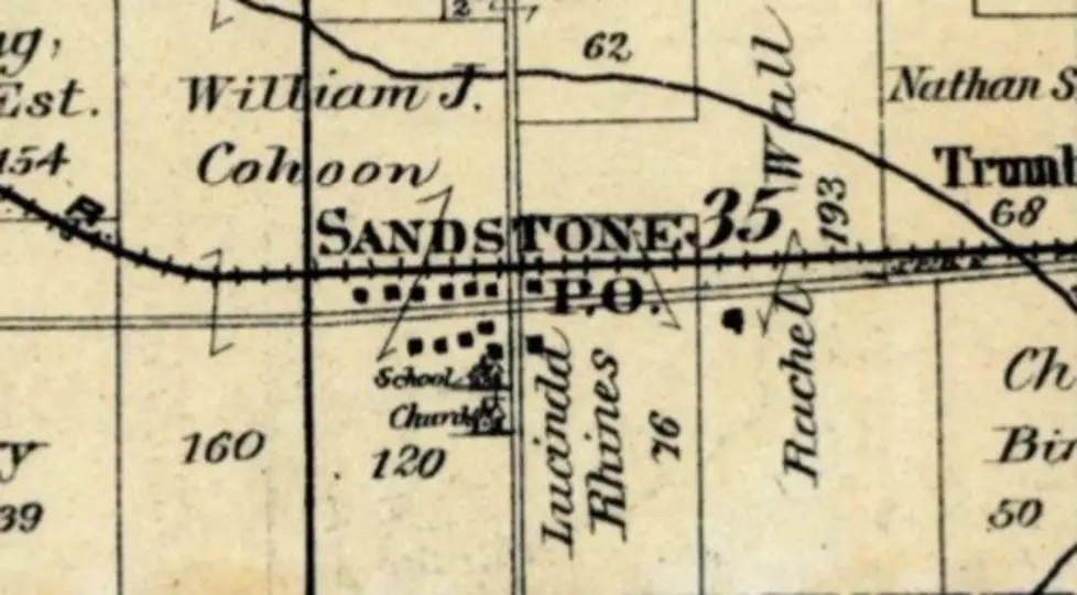 MICHIGAN SHADOW TOWN: Sandstone, in Jackson County