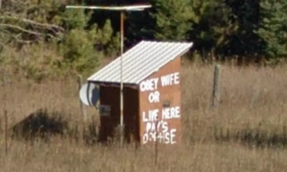 “OBEY WIFE OR LIVE HERE” Sign along I-75. Ever Wonder About It?