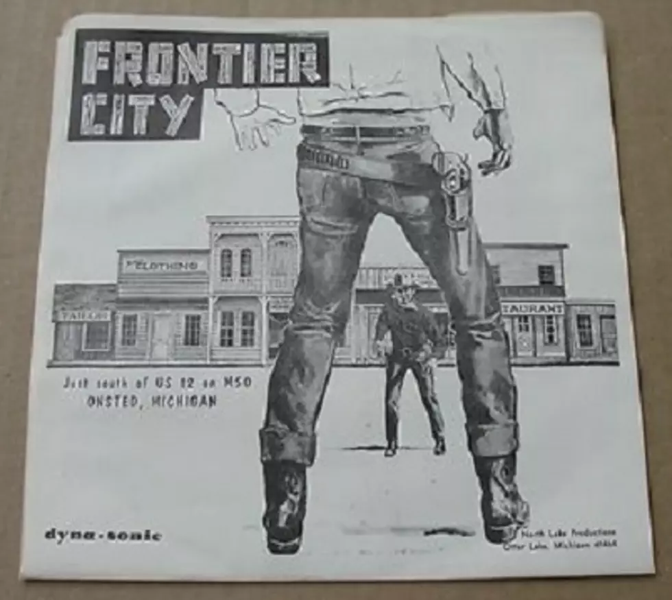 Rare Souvenir Record from Frontier City, Michigan