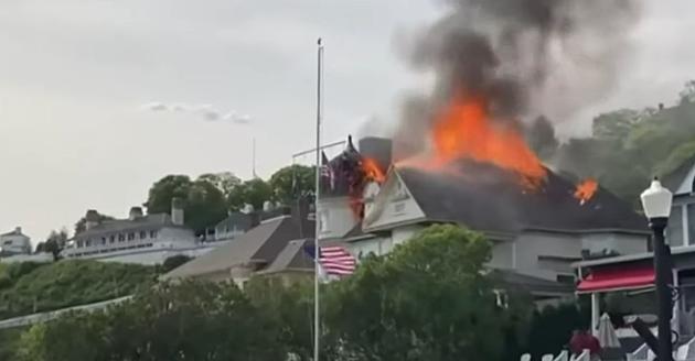 We All Held Our Breath as A Fire Broke Out in A Historic Cottage on Mackinac Island