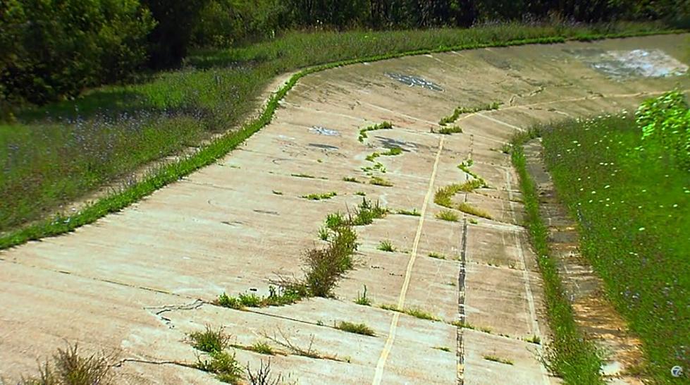 An Abandoned Bicycle Racetrack, the Dorais Velodrome, in Detroit