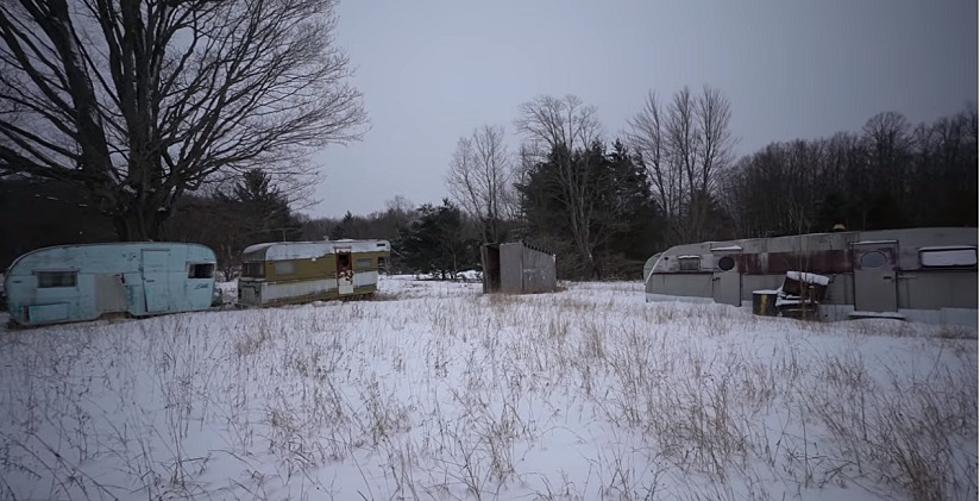 Abandoned Trailer Site in Northern Michigan