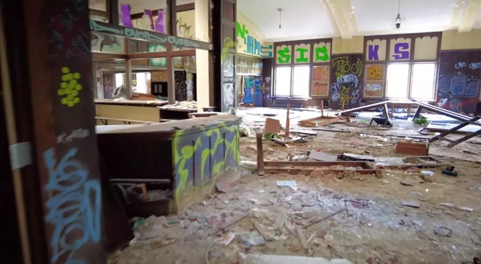 Abandoned but Colorful: Central High School in Flint, Michigan