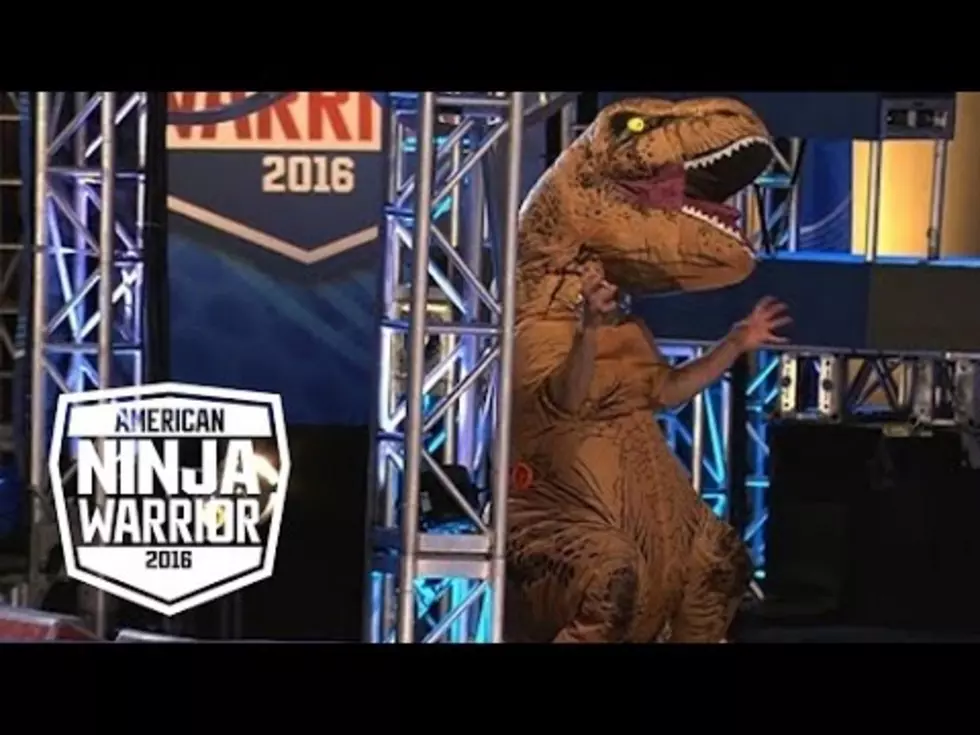 VIDEO: T-Rex Takes On American Ninja Warrior… And Does Surprisingly Well