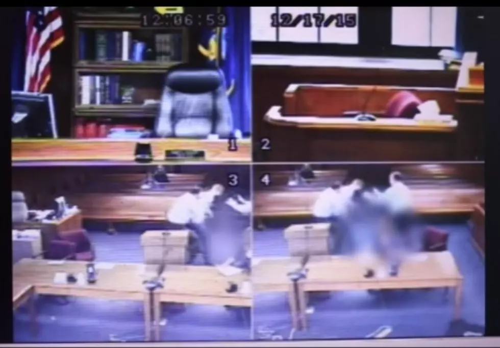 VIDEO: Jackson Judge Takes Off Robe, Takes Down Defendent
